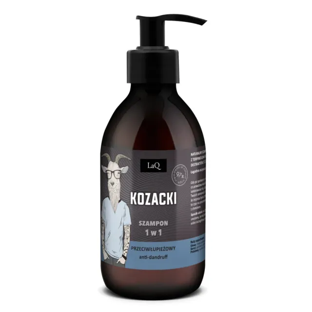 LaQ Kozioł shampoing antipelliculaire homme 300 ml houblon