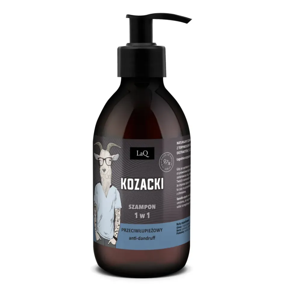 LaQ Kozioł shampoing antipelliculaire homme 300 ml houblon