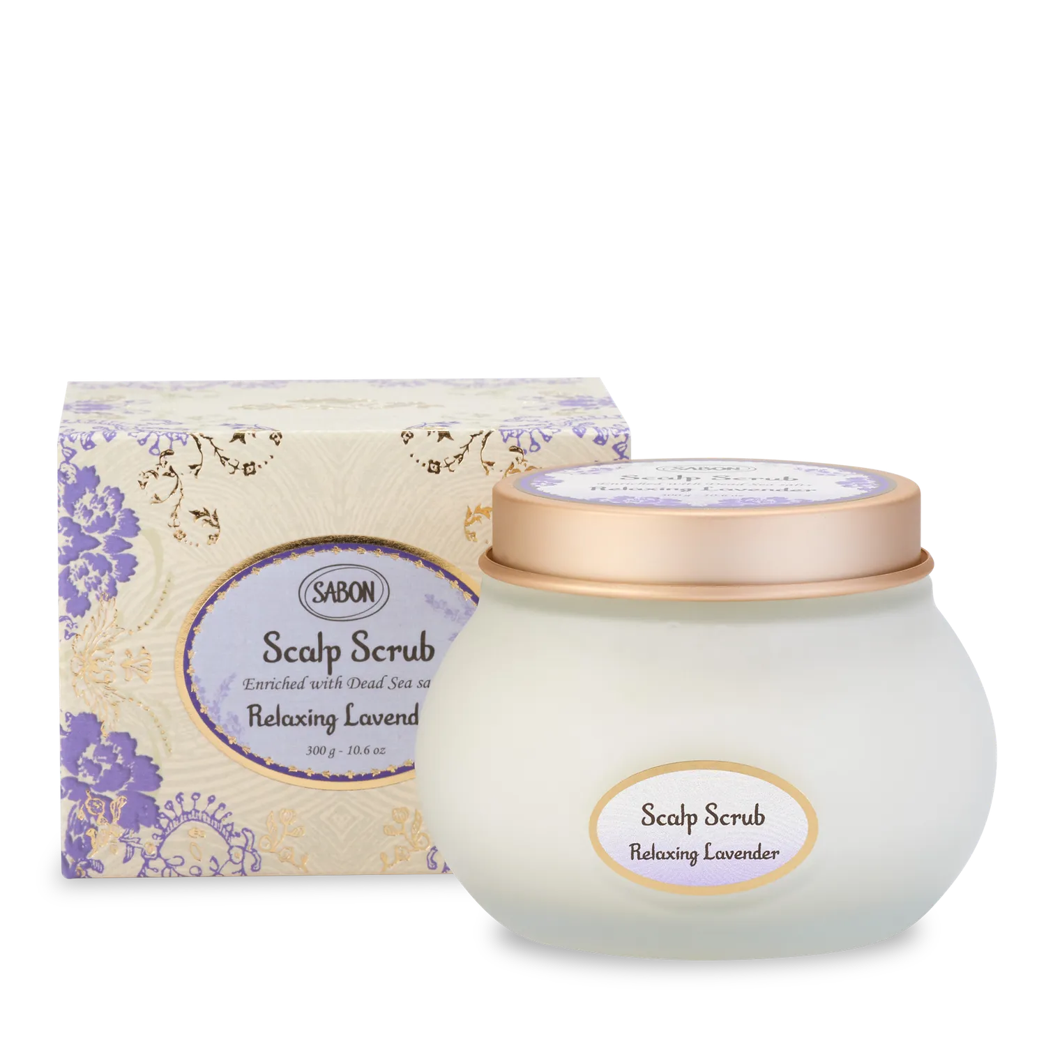 Sabon Lavande gommage cheveux 300g cuir chevelu sensible