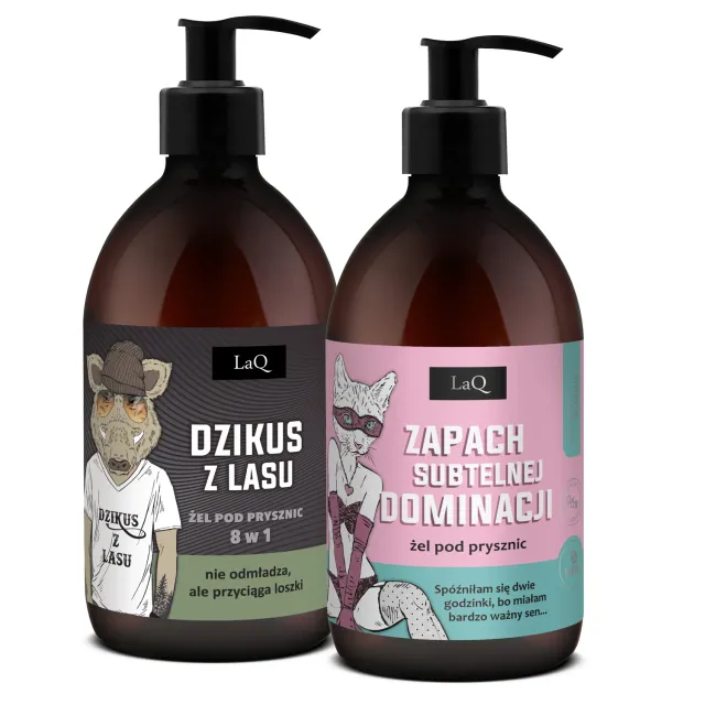 LaQ Pelną Parą Piwonia Dzikus gels douche 2x500 ml parfum