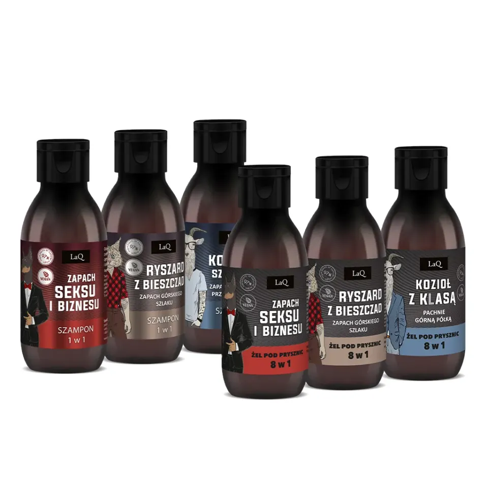 LaQ Samcza Paczka coffret 6 gels homme 6x100ml découverte