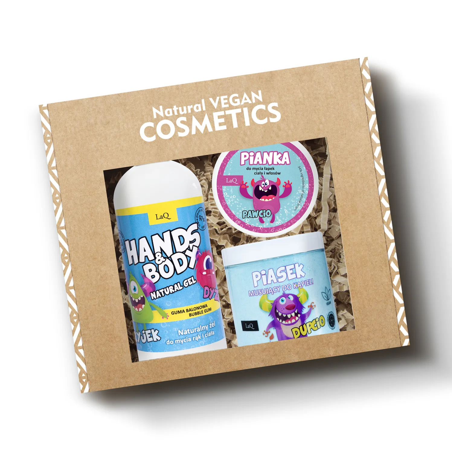LaQ Soap Patrol coffret enfant 3 soins bubble-gum