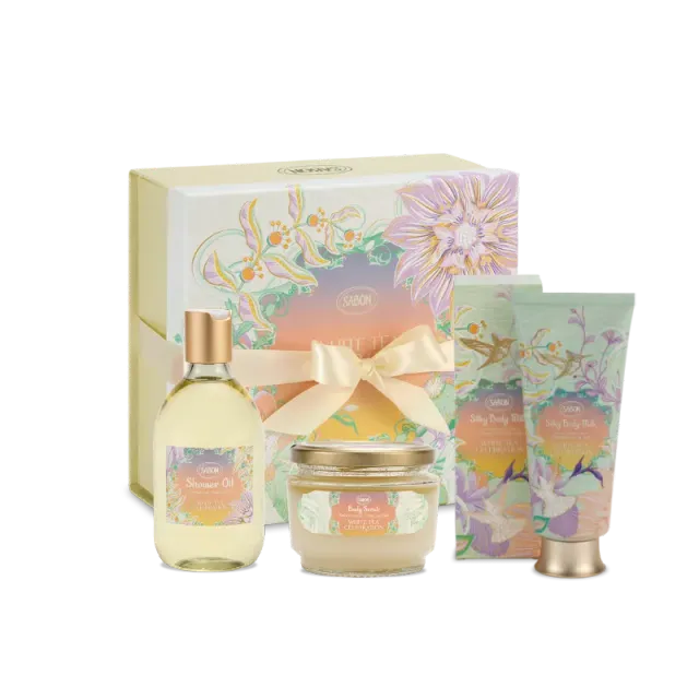 Sabon White Tea Celebration coffret corps 3 soins
