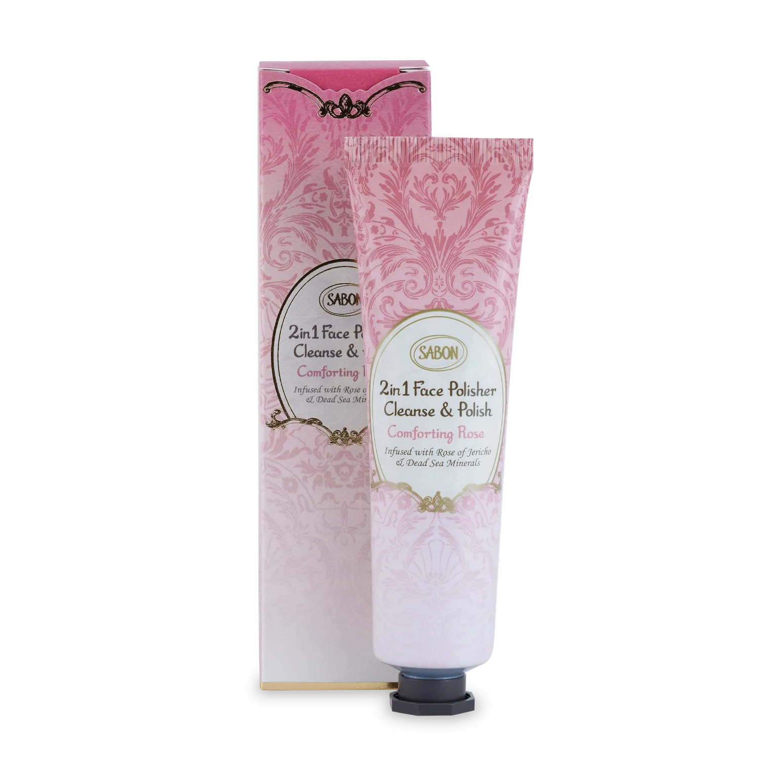 Sabon Rose nettoyant exfoliant visage 60ml éclat