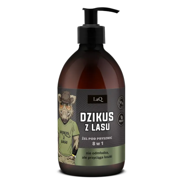 LaQ Wild Boar gel douche 500 ml parfum boisé homme