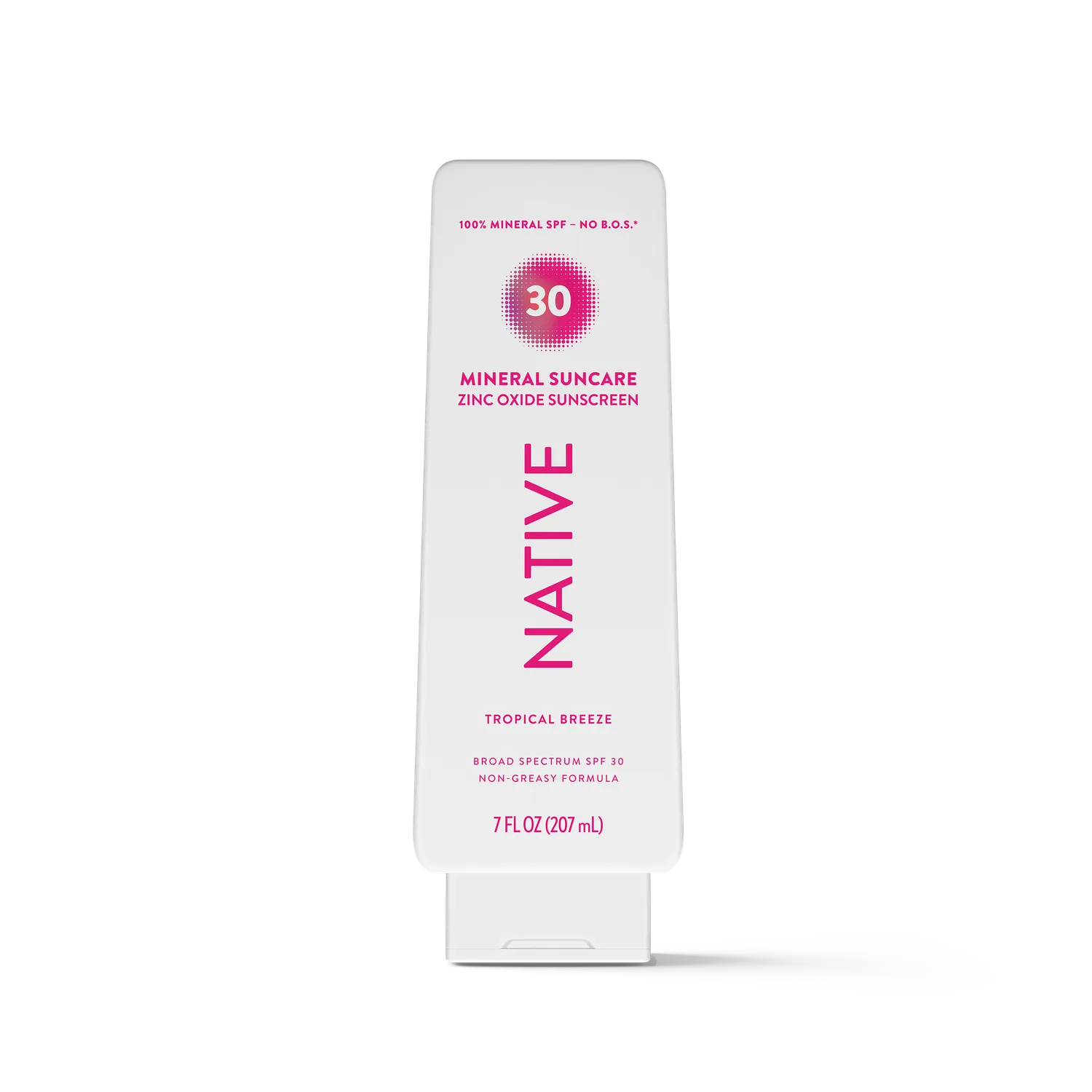 Native Lait Solaire Minéral SPF30 Unscented Léger