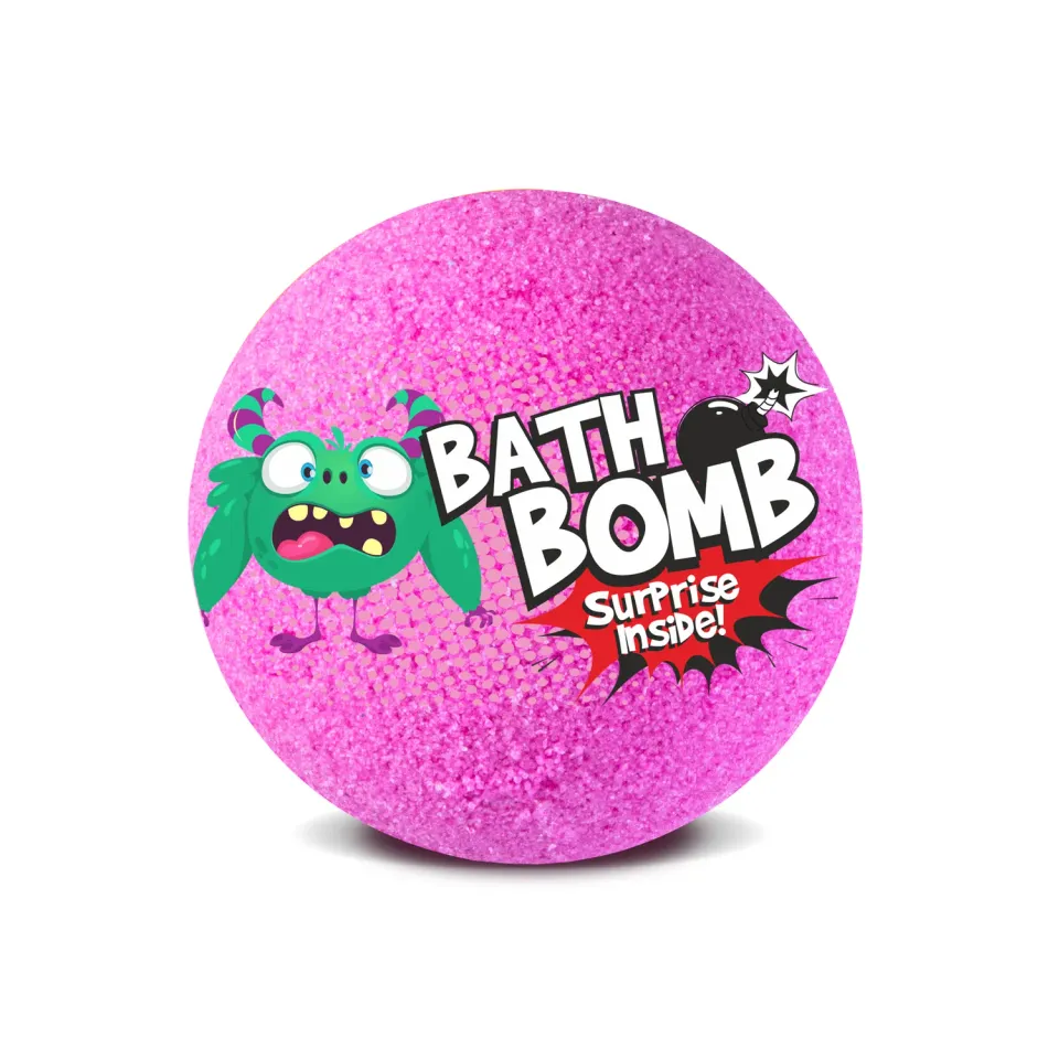 LaQ Creatures bombe de bain enfant 120 g rose cerise