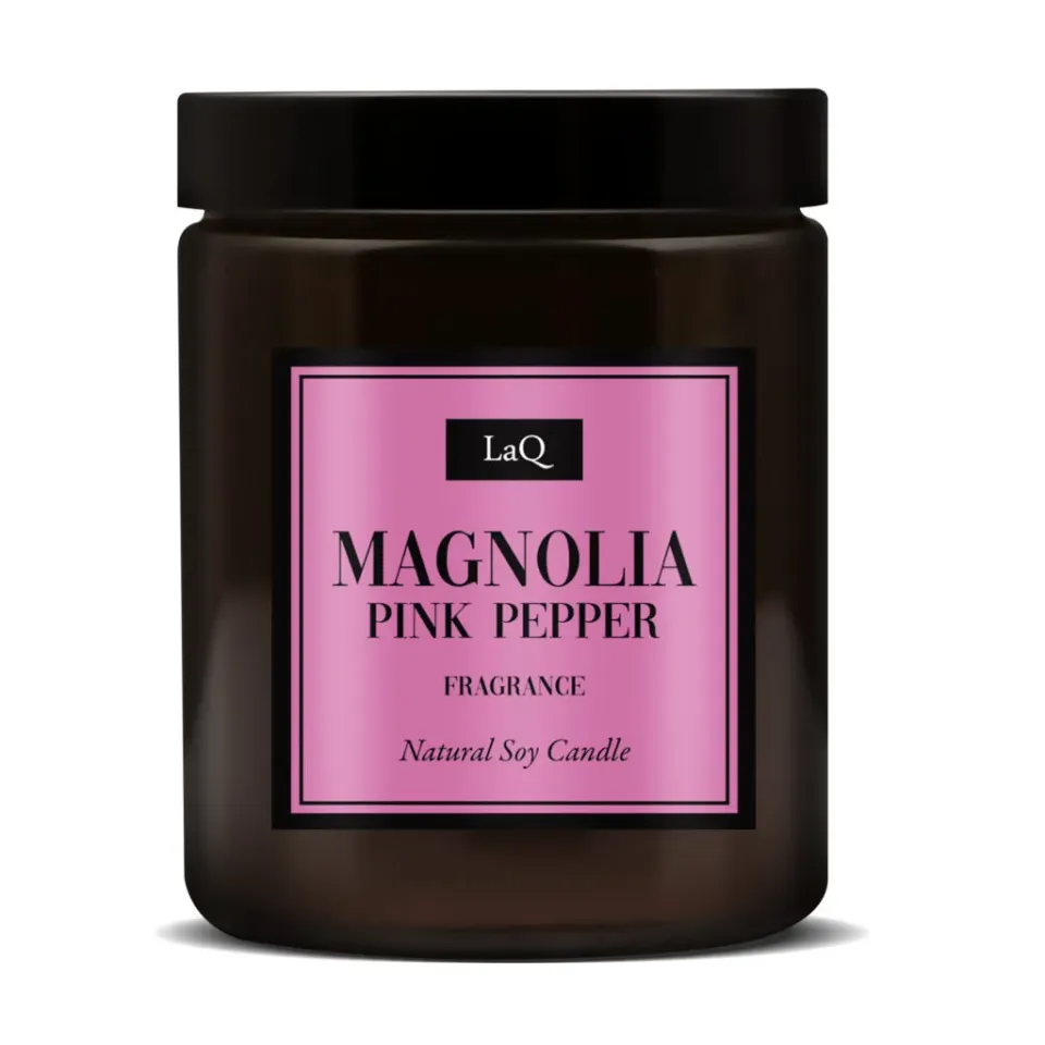 LaQ Magnolia bougie parfumée 180 ml soja massage