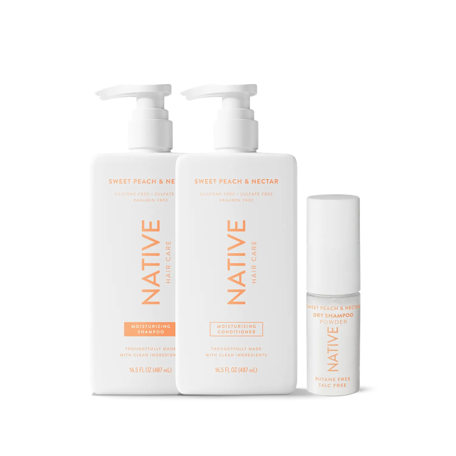 NATIVE Clean Hair Trio Coffret Coco Vanille 3 soins doux