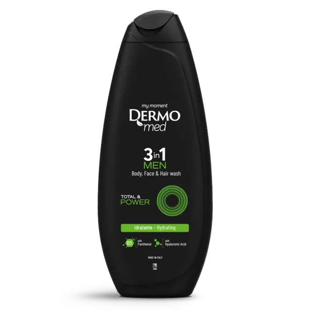 Dermomed Men Total & Power gel douche homme 3en1