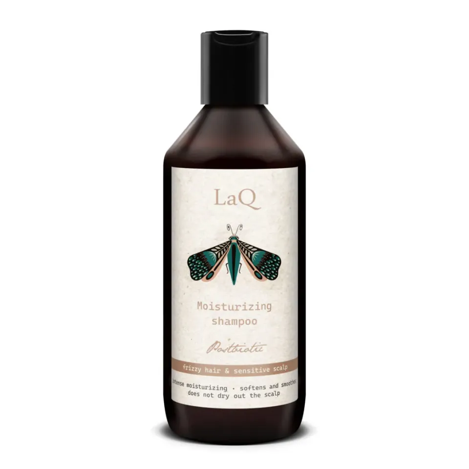 LaQ Postbiotic shampoing hydratant 300 ml cheveux frisés