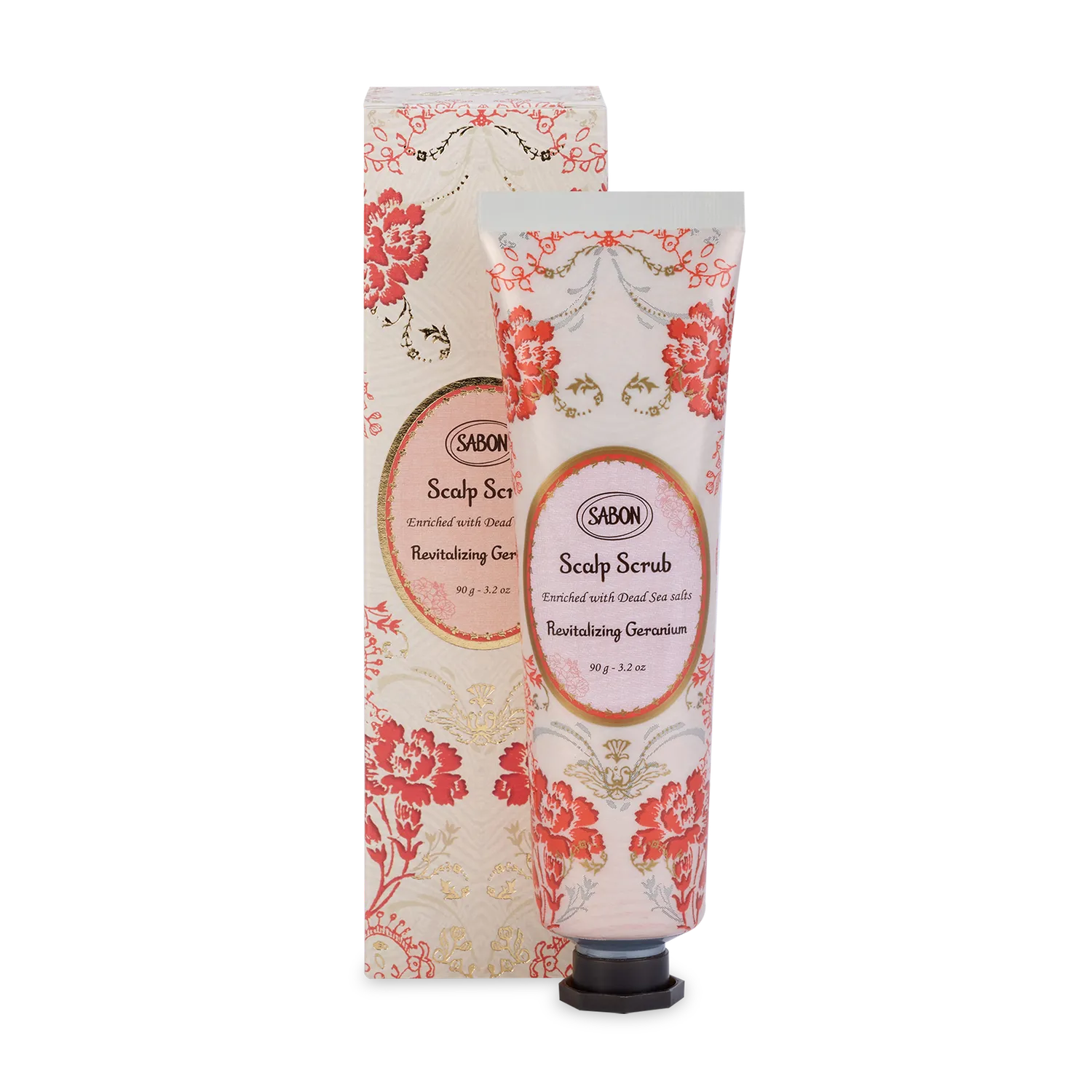 Sabon gommage cheveux géranium revitalisant 90g fortifiant