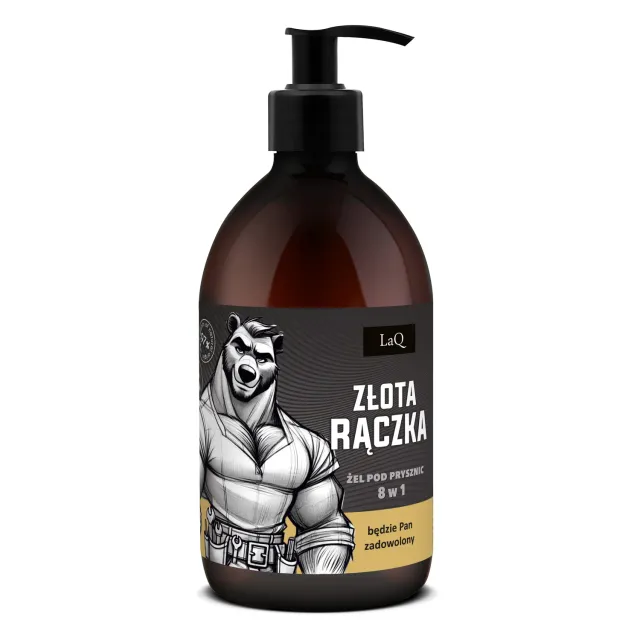 LaQ Złota Rączka gel douche homme 8 en 1 500 ml boisé