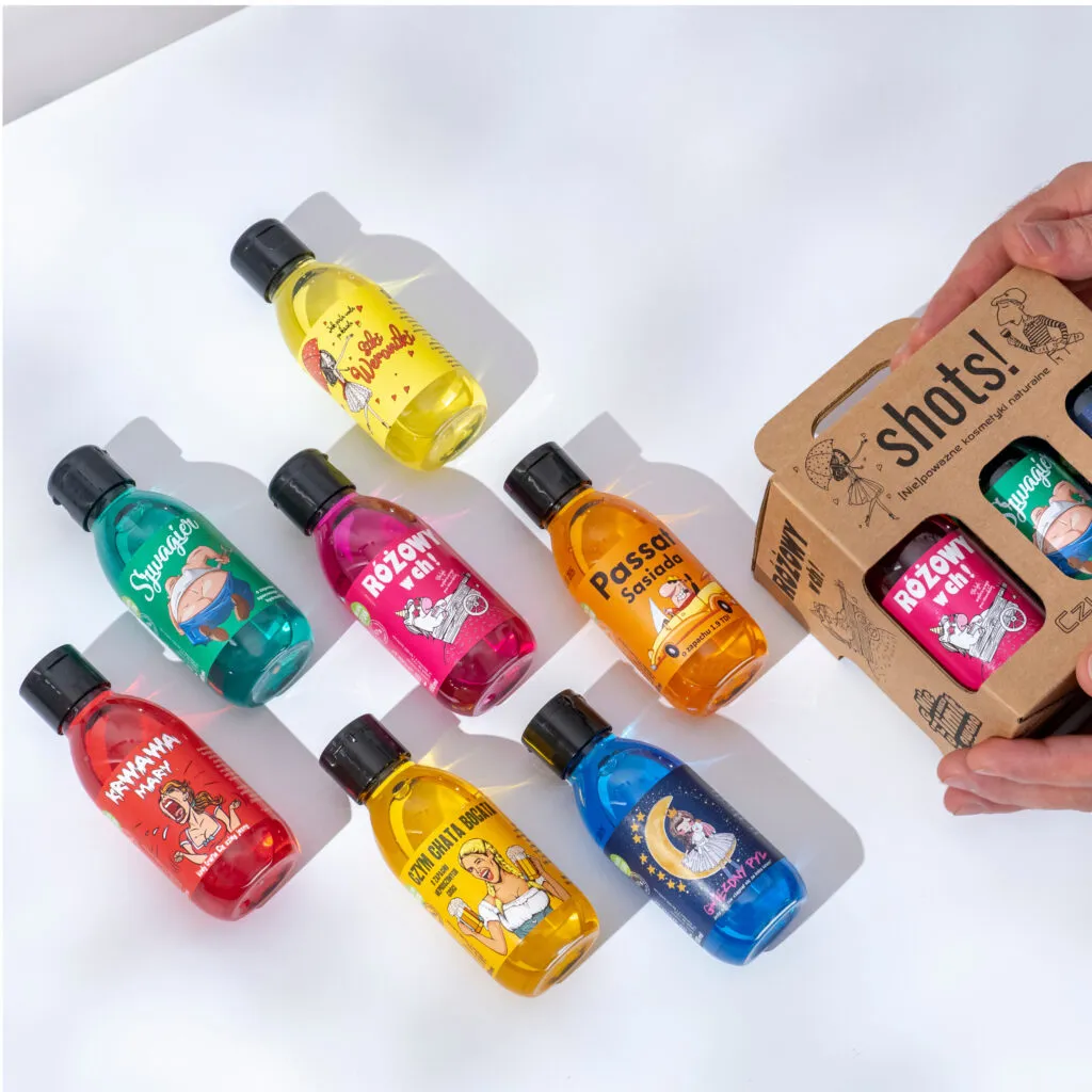 LaQ Shots Pour Deux coffret mini gel douche 6x100 ml mixte