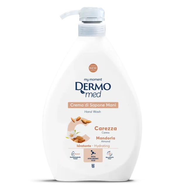 Dermomed Carezza savon mains liquide amande douce