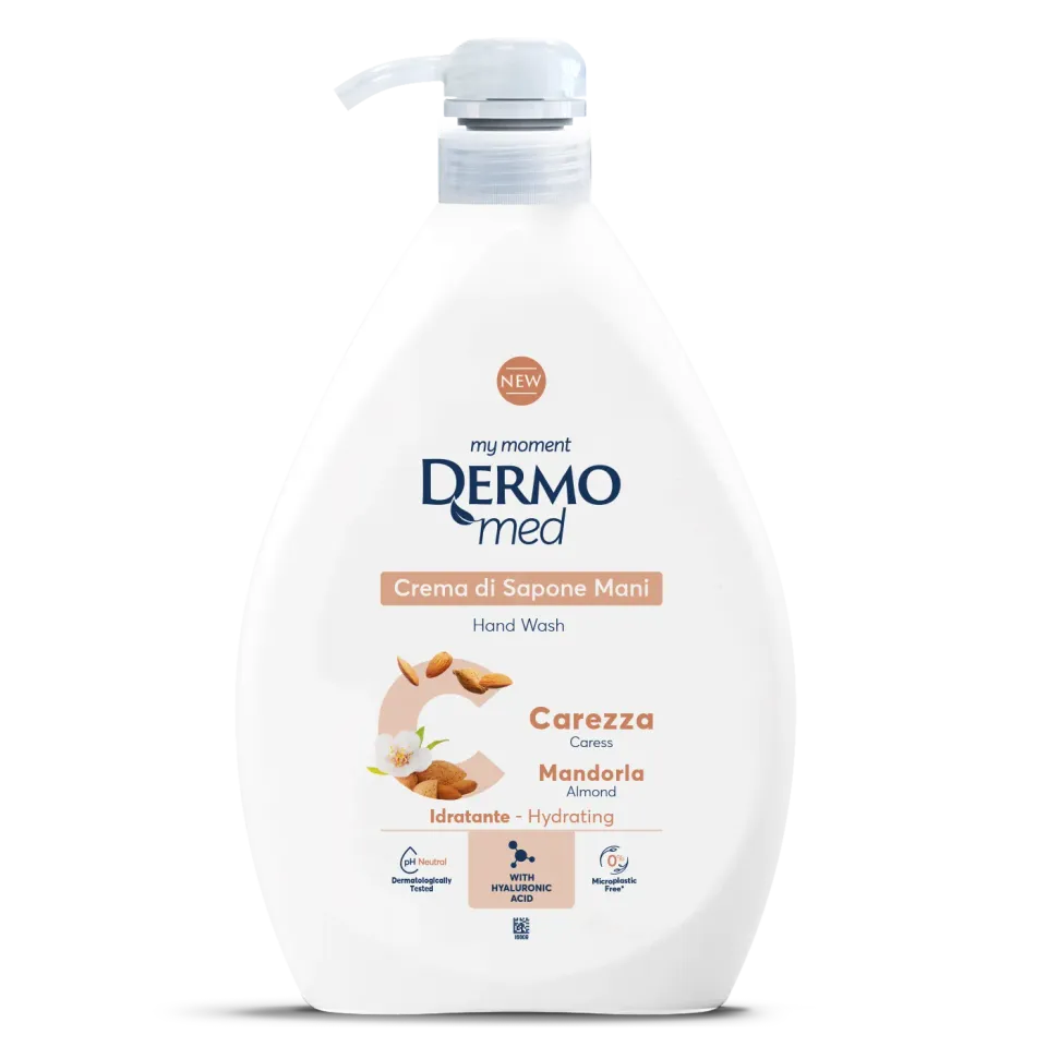 Dermomed Carezza savon mains liquide amande douce