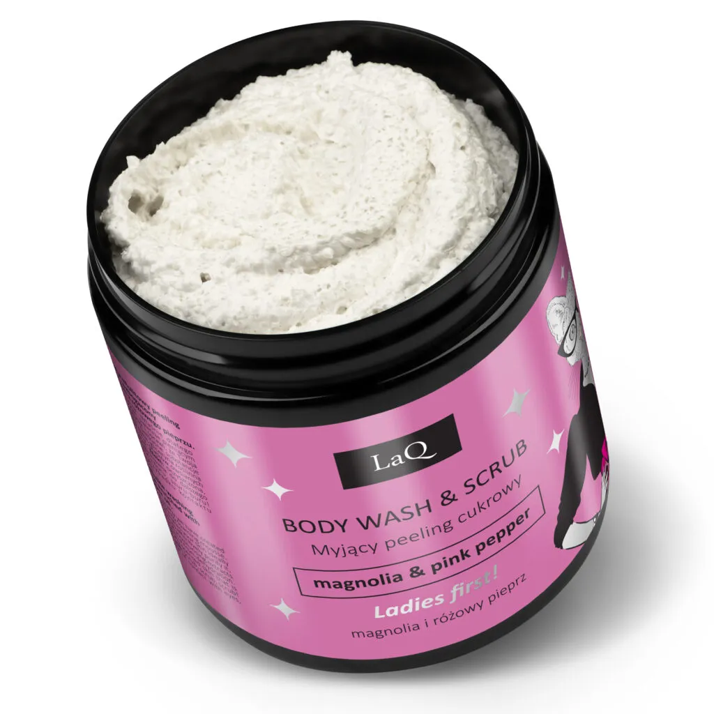 LaQ Magnolia Poivre Rose gommage sucre 220 g lissant