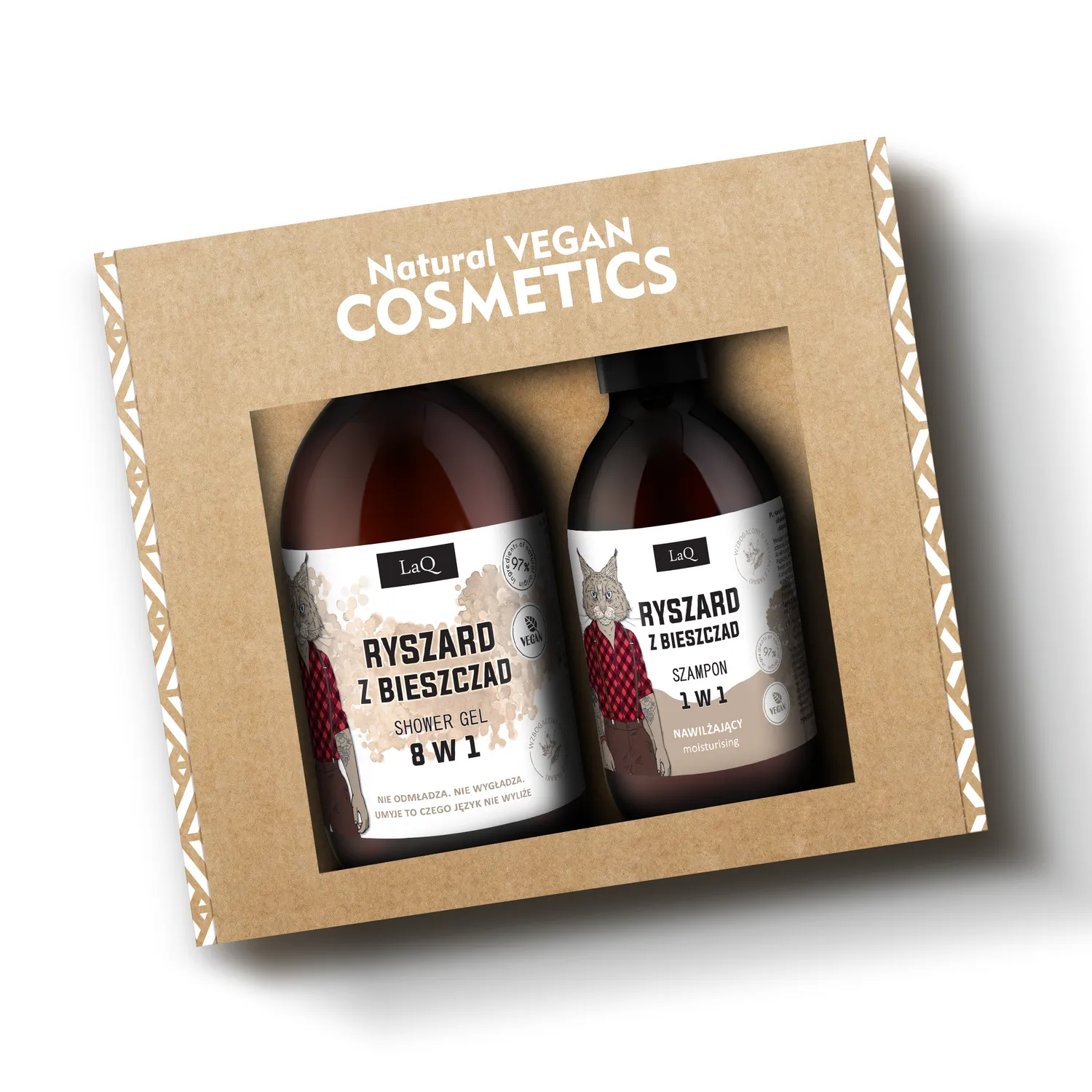 LaQ Ryszard Bieszczad coffret homme gel shampoing frais