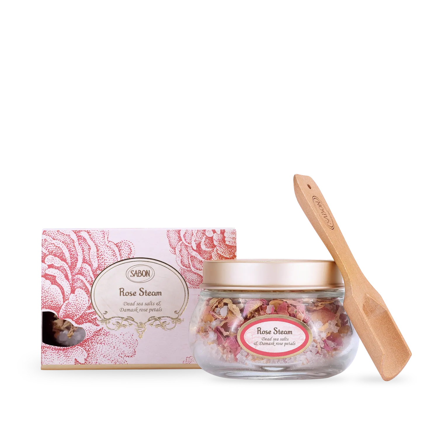 Sabon Rose Vapeur Visage soin 60g sels mer Morte