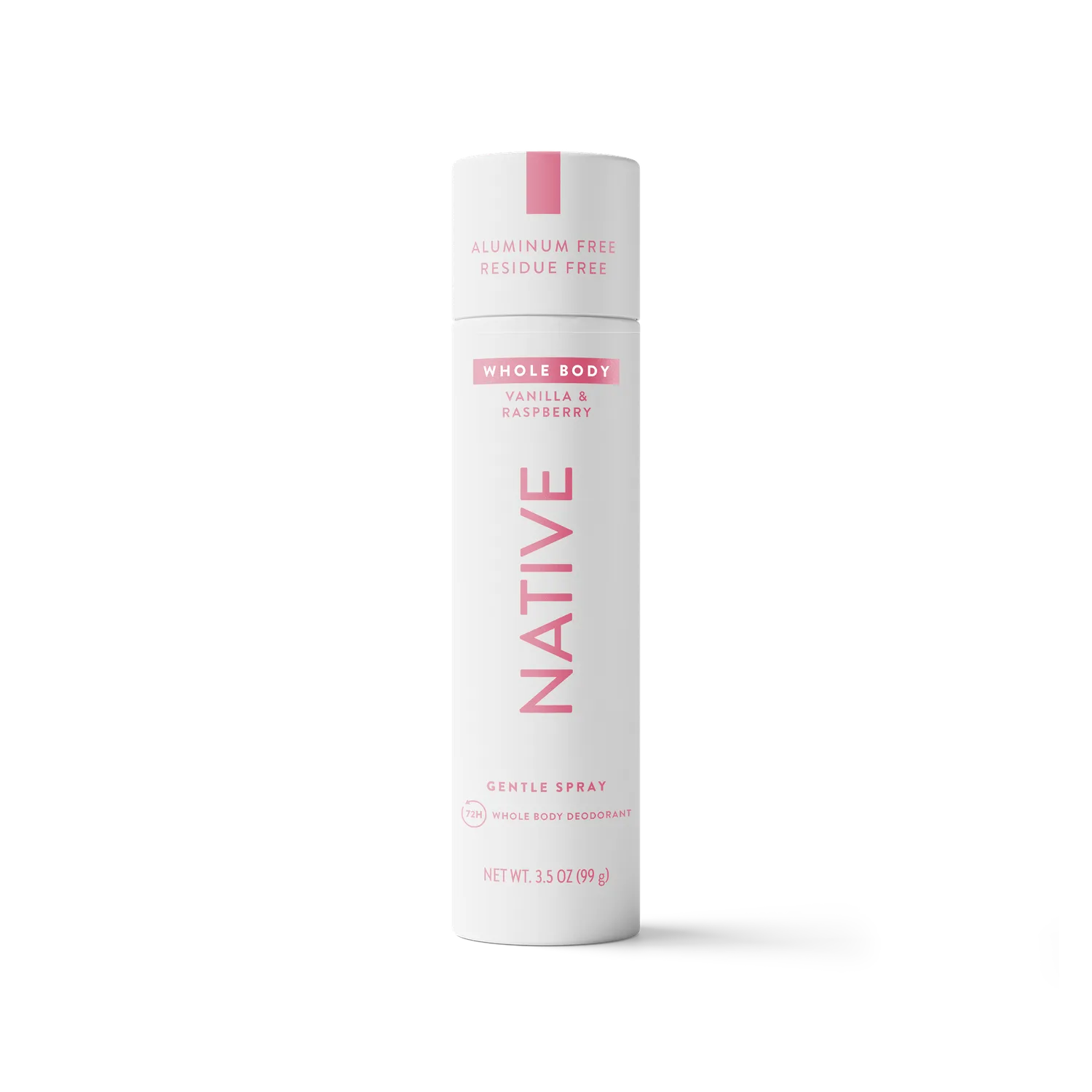 Native déo corps entier coco vanille 3,5 oz 72h