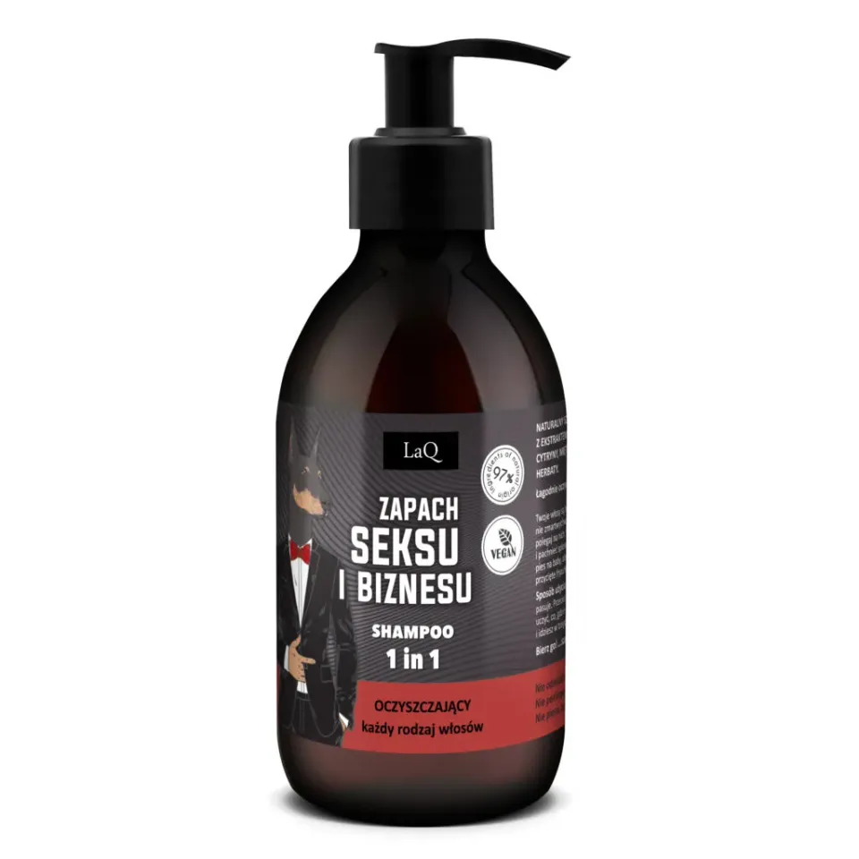 LaQ Sex and Business shampoing homme 300 ml purifiant
