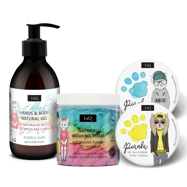 LaQ Bul-Bul coffret bain enfant chewing-gum 4 pièces