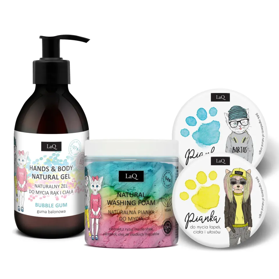 LaQ Bul-Bul coffret bain enfant chewing-gum 4 pièces