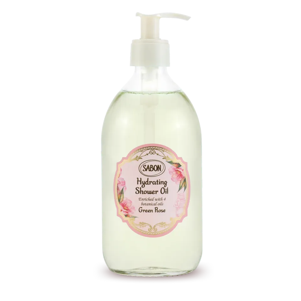 Sabon Green Rose huile de douche 500ml hydratante
