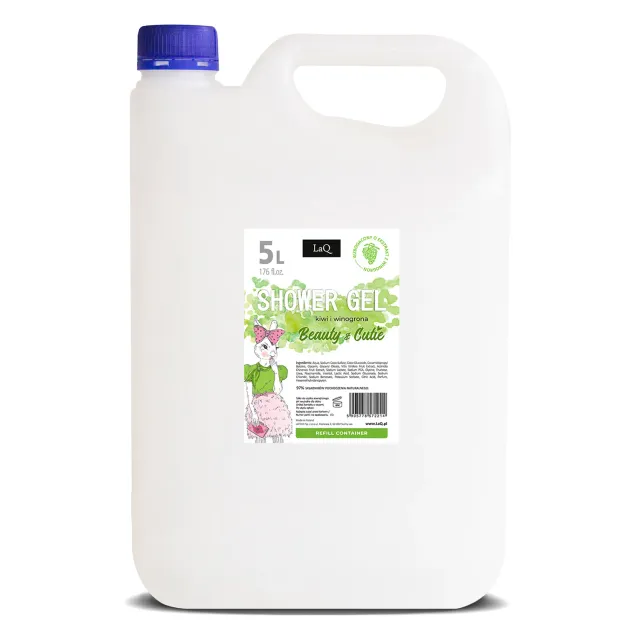 LaQ Kiwi Raisin gel douche femme 5000 ml 8-en-1