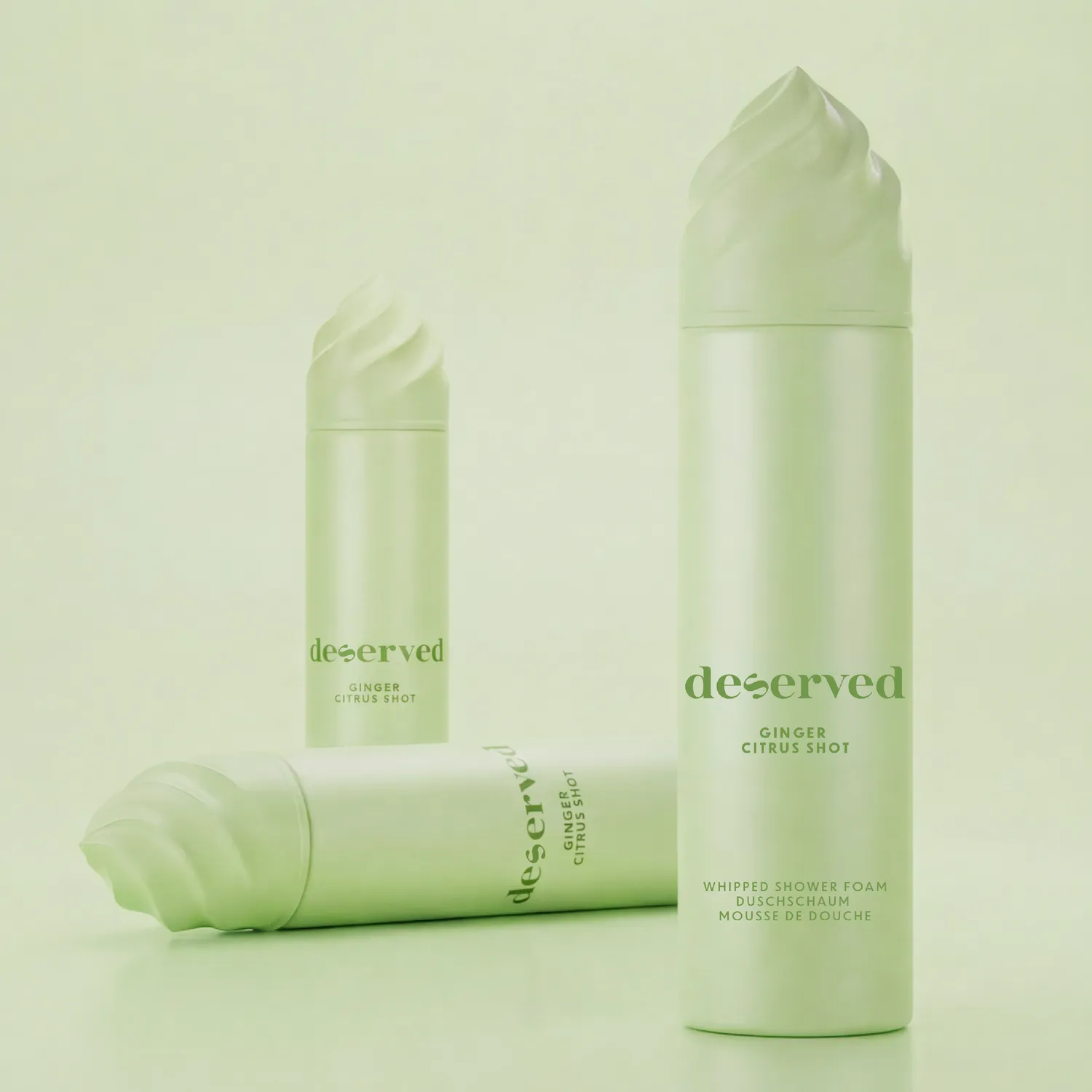 DESERVED Ginger Citrus Shot mousse douche agrumes