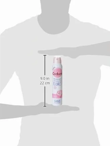 Cadum Micro Talc Pivoine déodorant atomiseur 200ml 48h