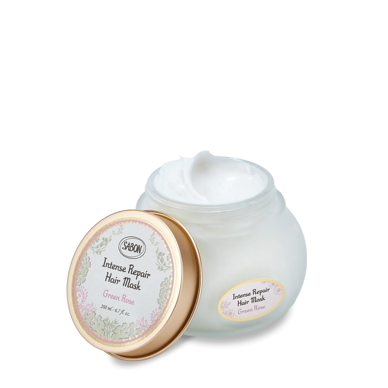 Sabon Green Rose masque réparateur cheveux 200ml rose