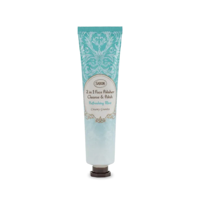 Sabon nettoyant exfoliant visage menthe 60ml frais