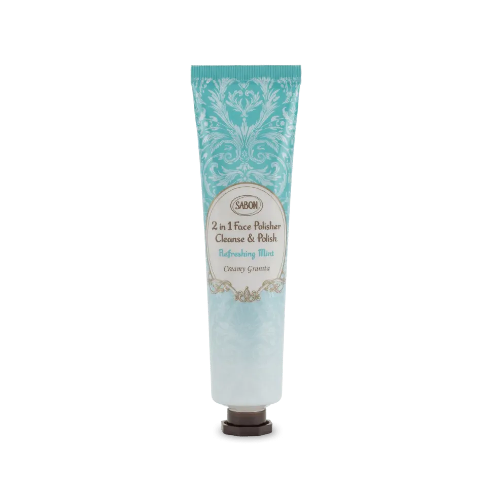 Sabon nettoyant exfoliant visage menthe 60ml frais