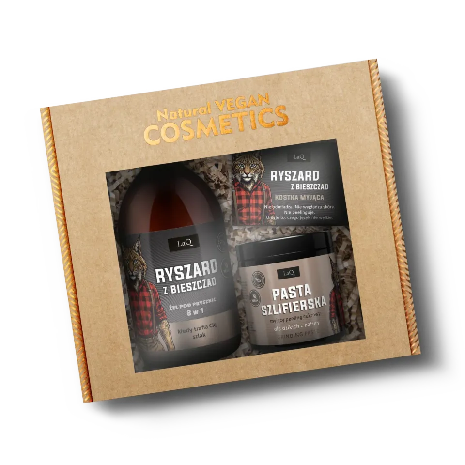 LaQ Ryszard z Bieszczad coffret homme 3 pièces parfum tabac