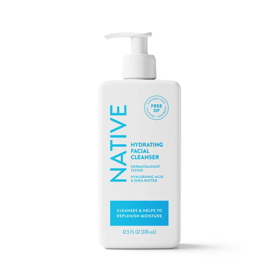 Native nettoyant visage hydratant 12.5 oz peau sensible