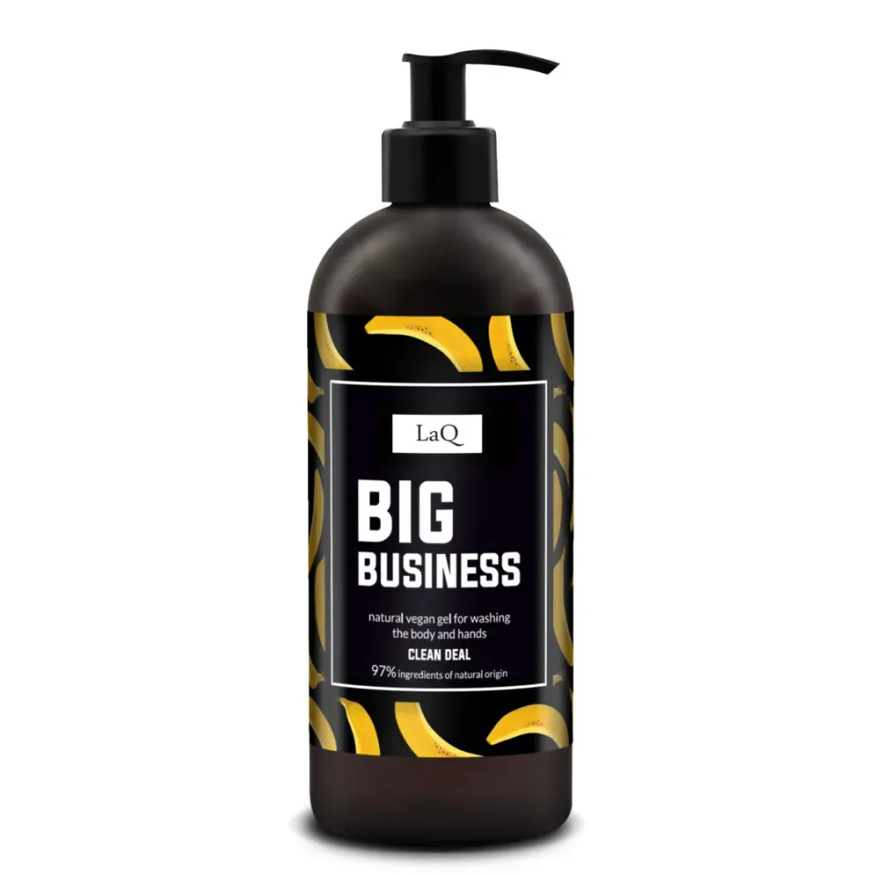 LaQ Big Business gel douche 400 ml cuir