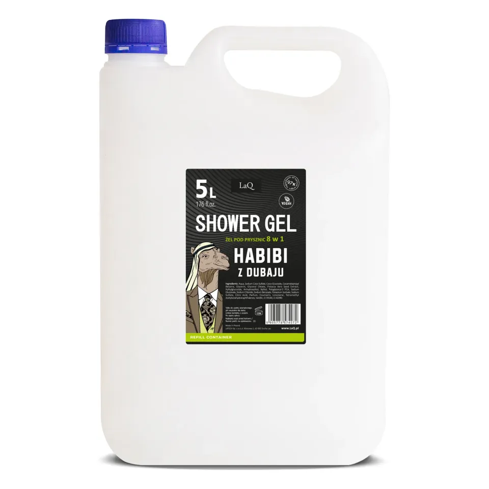 LaQ Habibi from Dubai gel douche homme 8-en-1 5000 ml agrumes