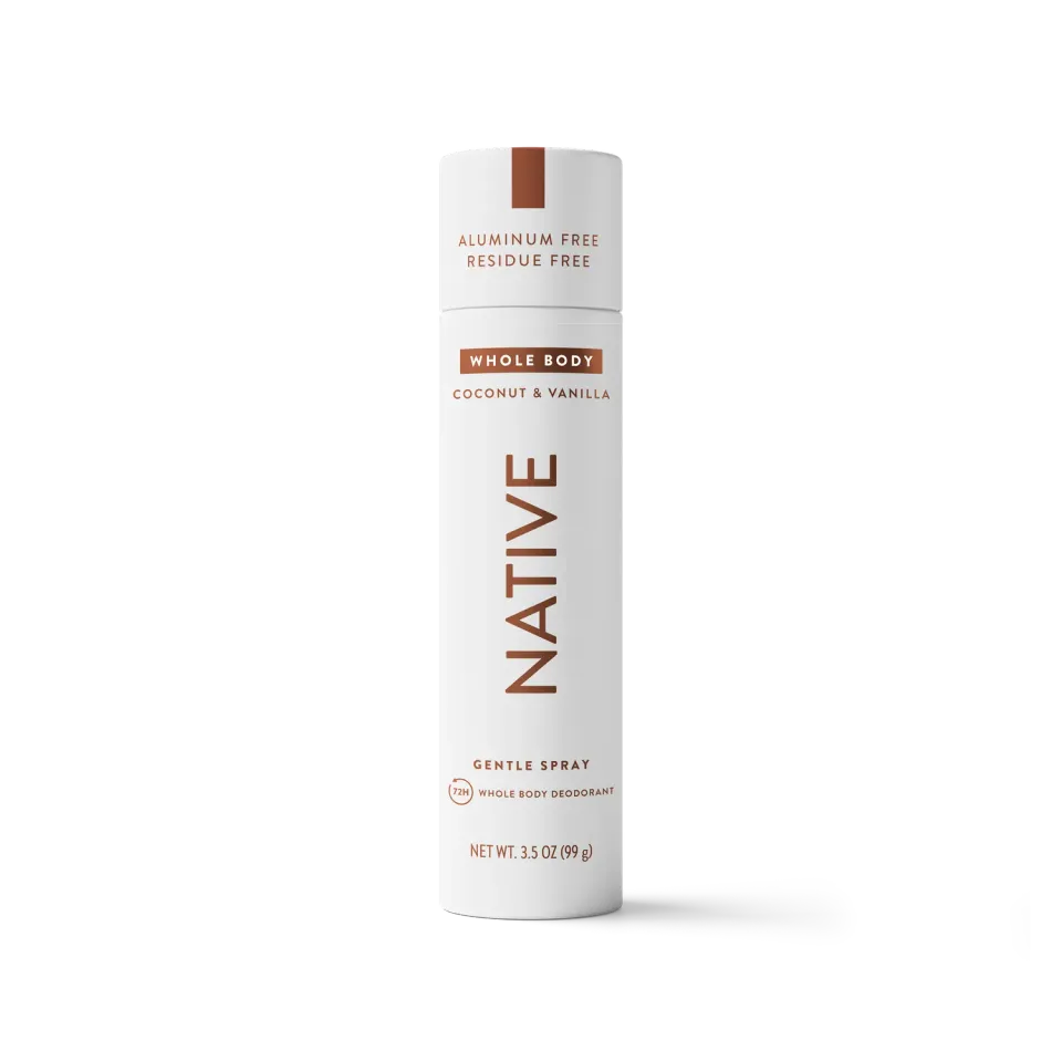 Native déo corps entier coco vanille 3,5 oz 72h