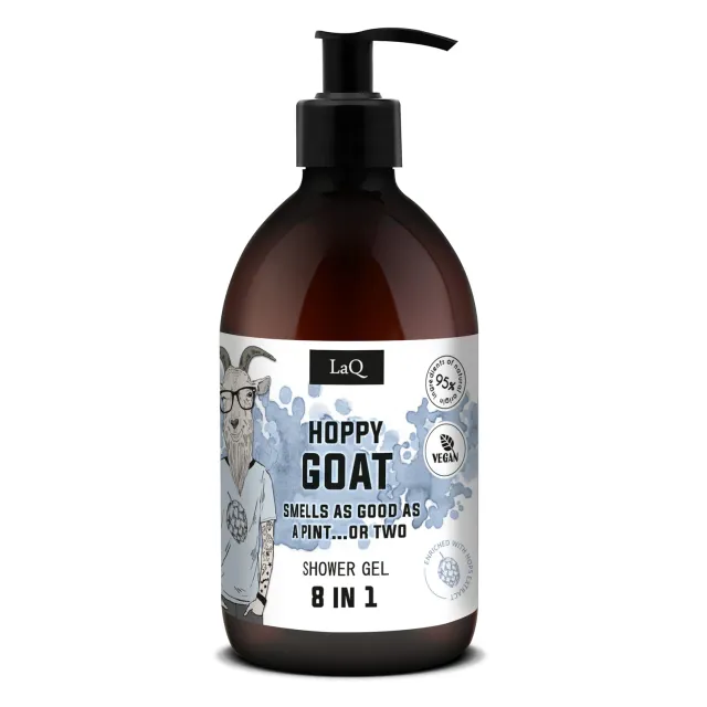 LaQ Hoppy Goat gel douche homme 500 ml 8 en 1