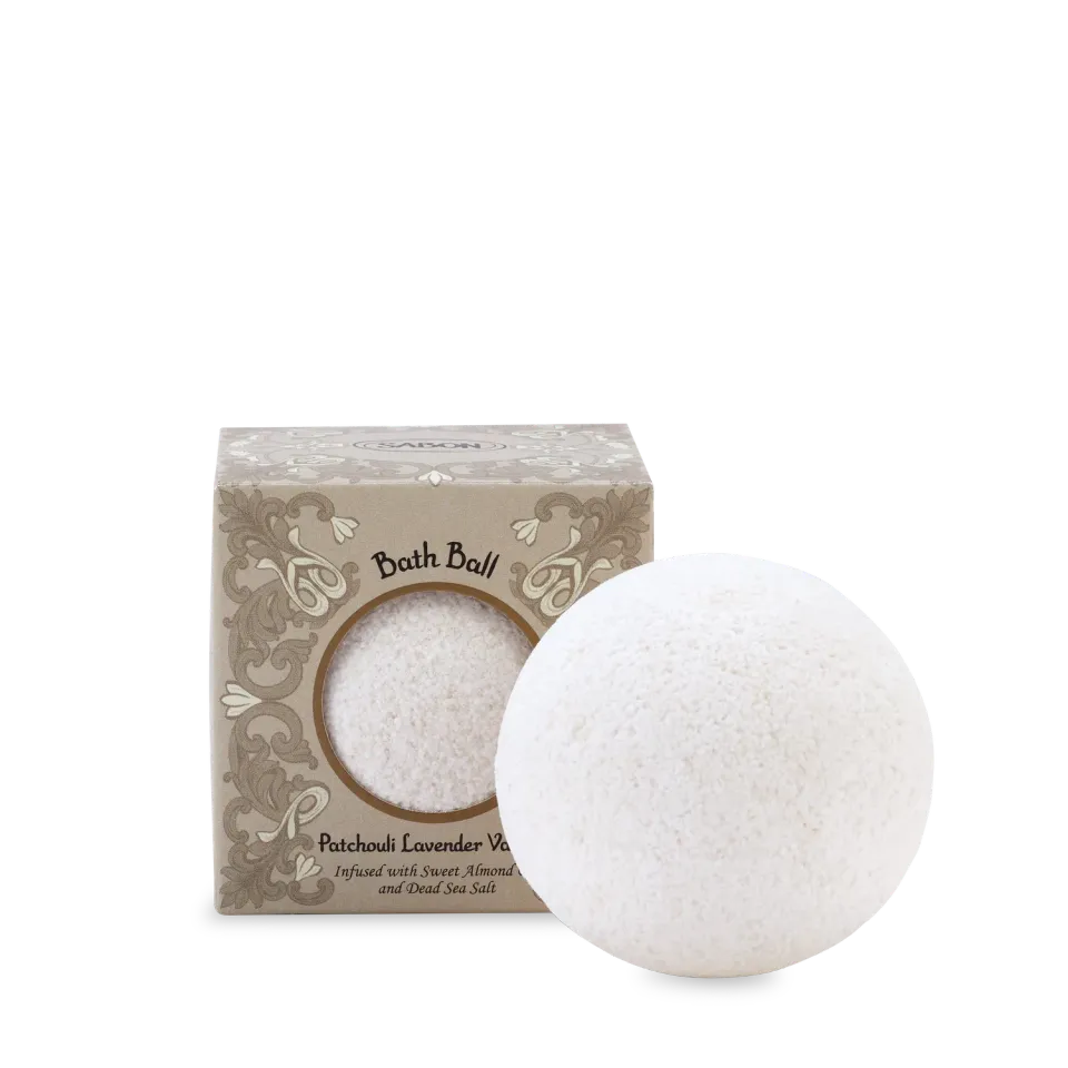 Sabon Patchouli Lavender Vanilla boule de bain parfumée