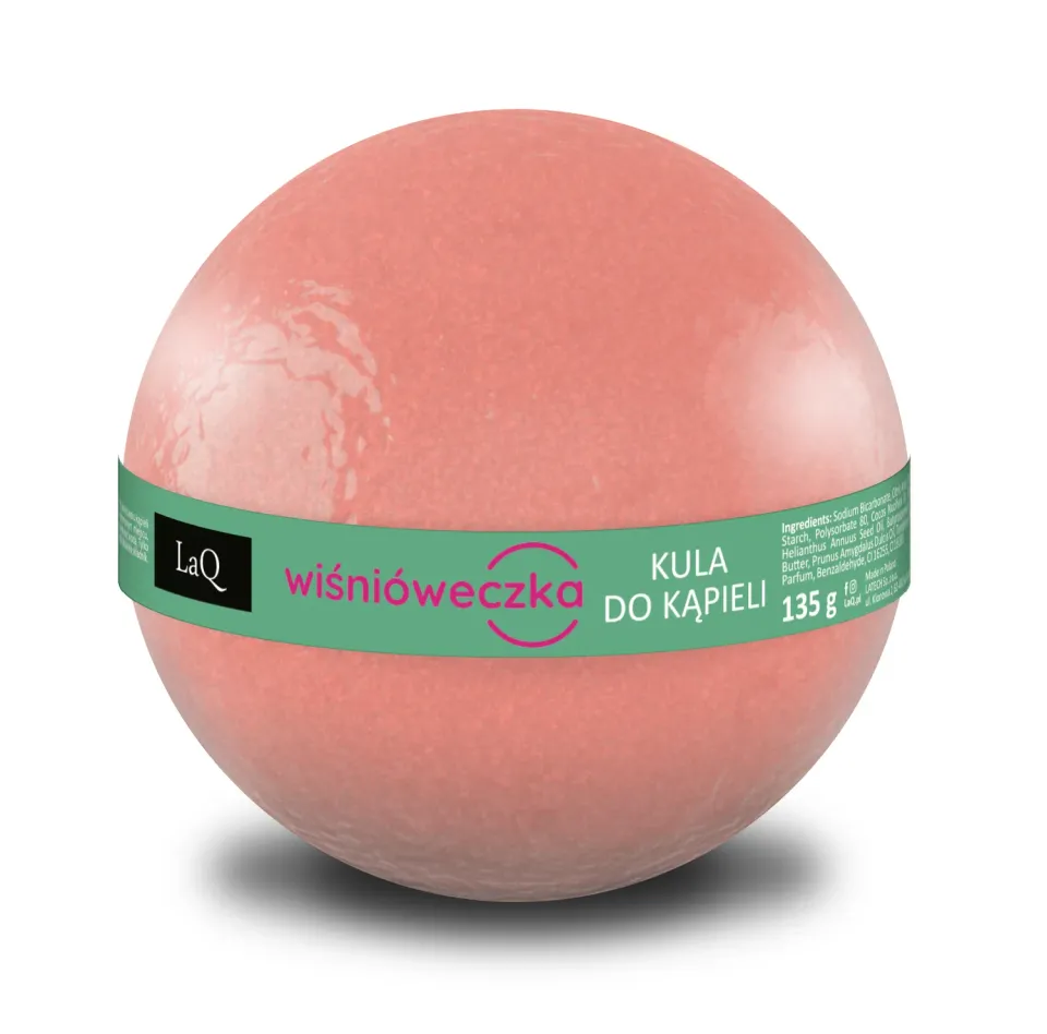 LaQ Wiśnióweczka bombe de bain cerise 135g fruitée
