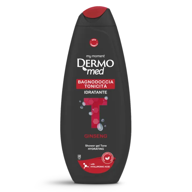 Dermomed Tonicita Ginseng gel douche homme tonifiant