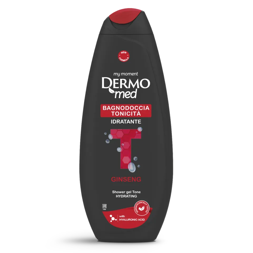 Dermomed Tonicita Ginseng gel douche homme tonifiant