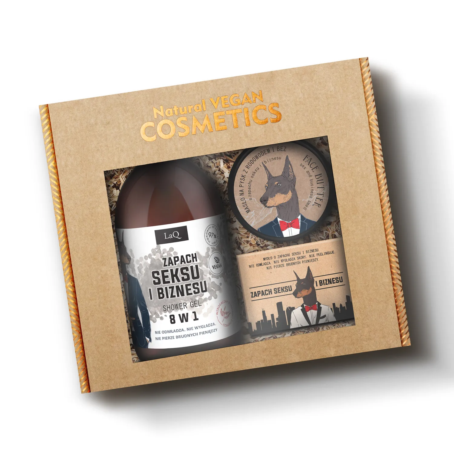 LaQ Sex and Business coffret homme gel beurre savon