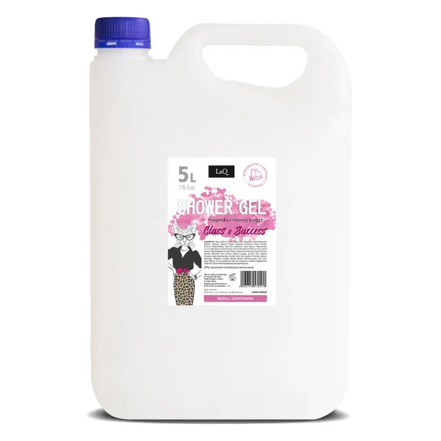 LaQ Magnolia Poivre Rose gel douche femme 5000 ml recharge