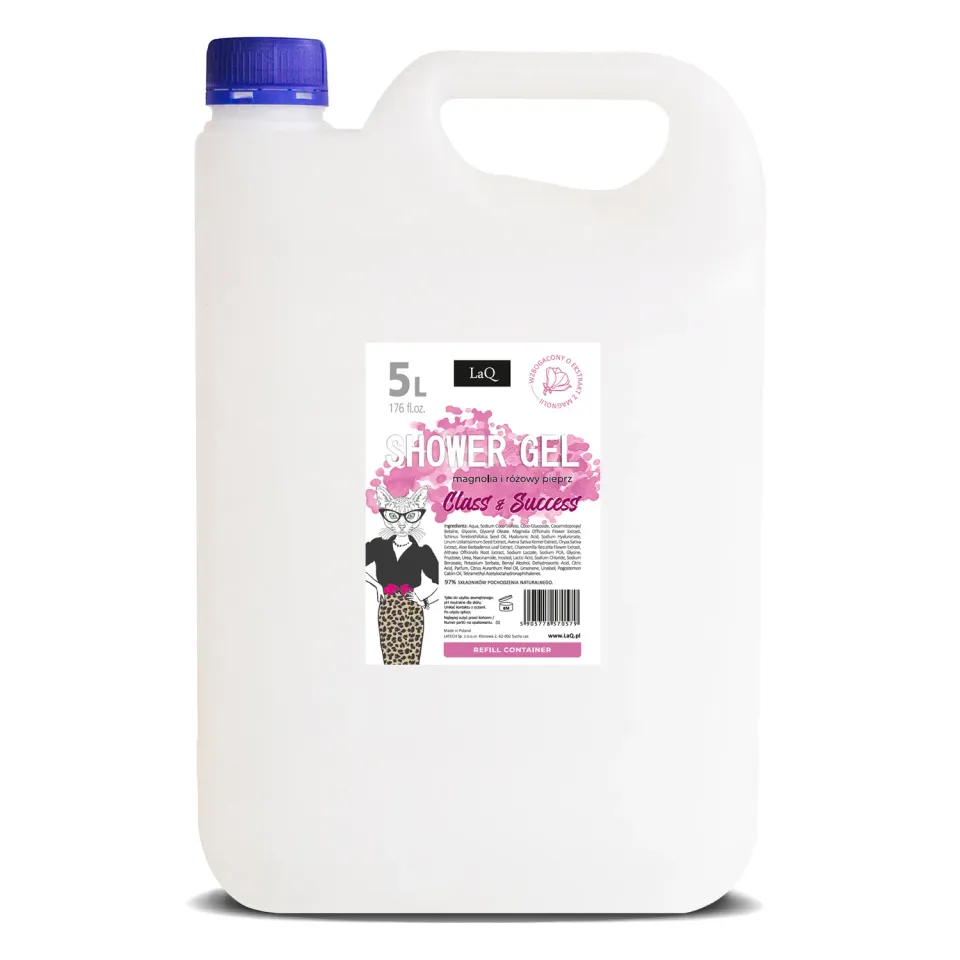 LaQ Magnolia Poivre Rose gel douche femme 5000 ml recharge