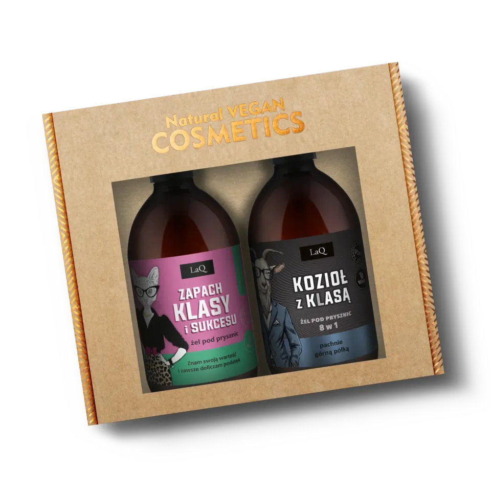 LaQ Pełną Parą coffret 2 gels douche couple 2x500 ml magnolia