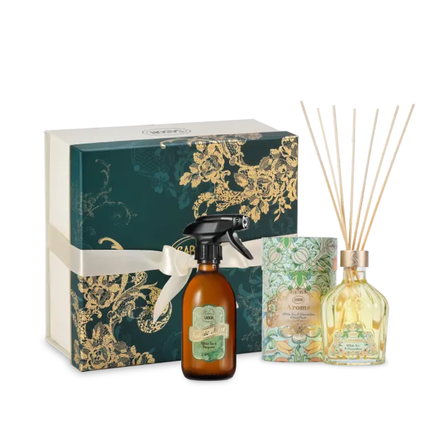 Sabon Maison Duo White Tea coffret diffuseur brume thé blanc