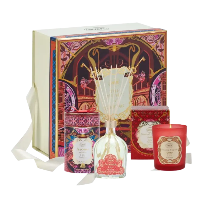 Sabon Lily Palace Coffret Duo Maison coffret bougie diffuseur